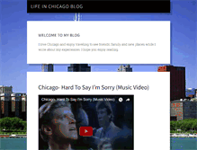 Tablet Screenshot of lifeinchicagoblog.com